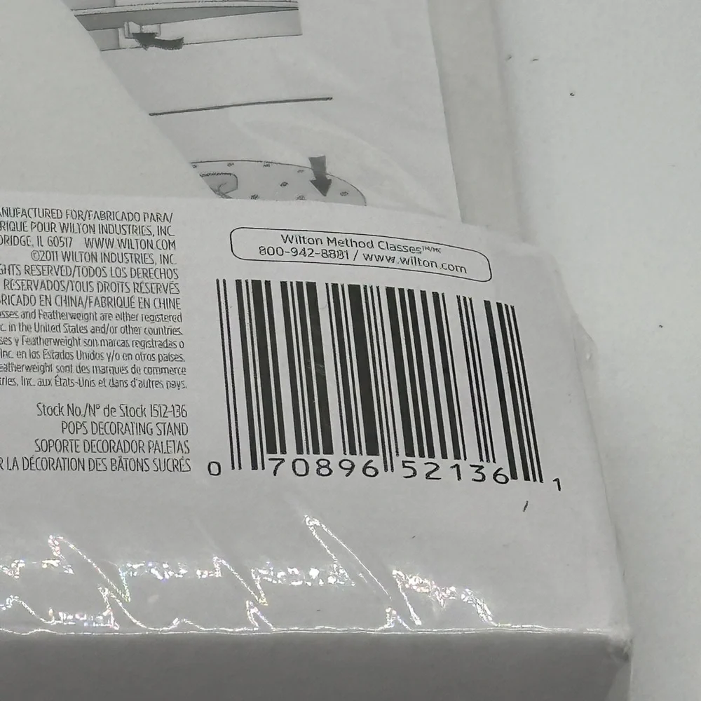 Wilton USA Cake Pops Decorating Stand New in Sealed Package Holds 44 Pops